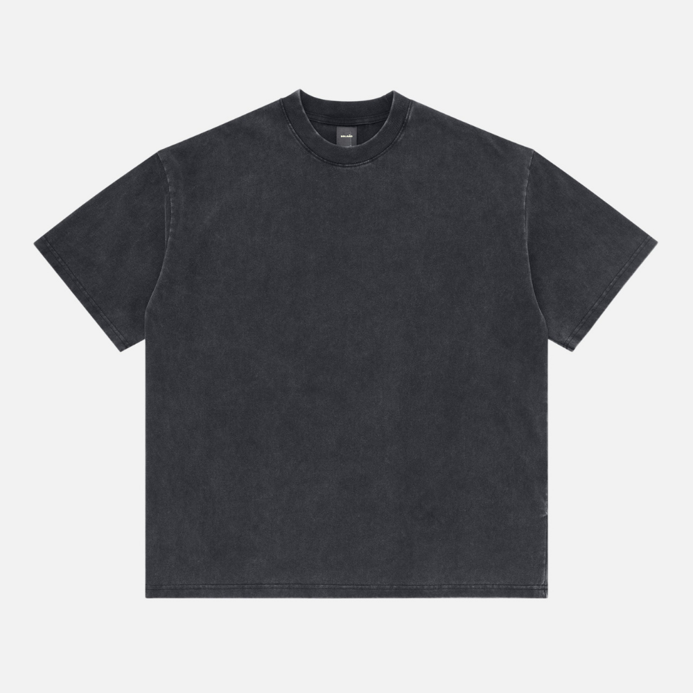 Oversize Tee - Black Snow Wash